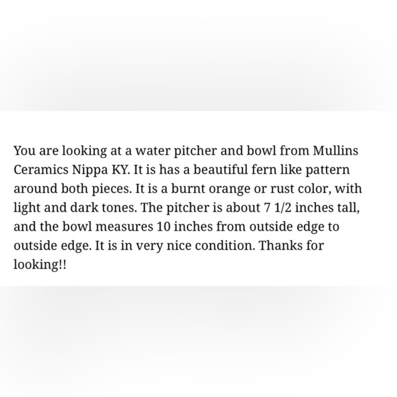 ❤️‍🔥ᴠɪɴᴛᴀɢᴇ ᴍᴜʟʟɪɴs ᴄᴏʟʟᴇᴄᴛɪᴏɴ - ɴɪᴘᴘᴀ ᴋʏ ᴄᴇʀᴀᴍɪᴄ ᴘɪᴛᴄʜᴇʀ & ʙᴀsɪɴ sᴇᴛ - Picture 13 of 13